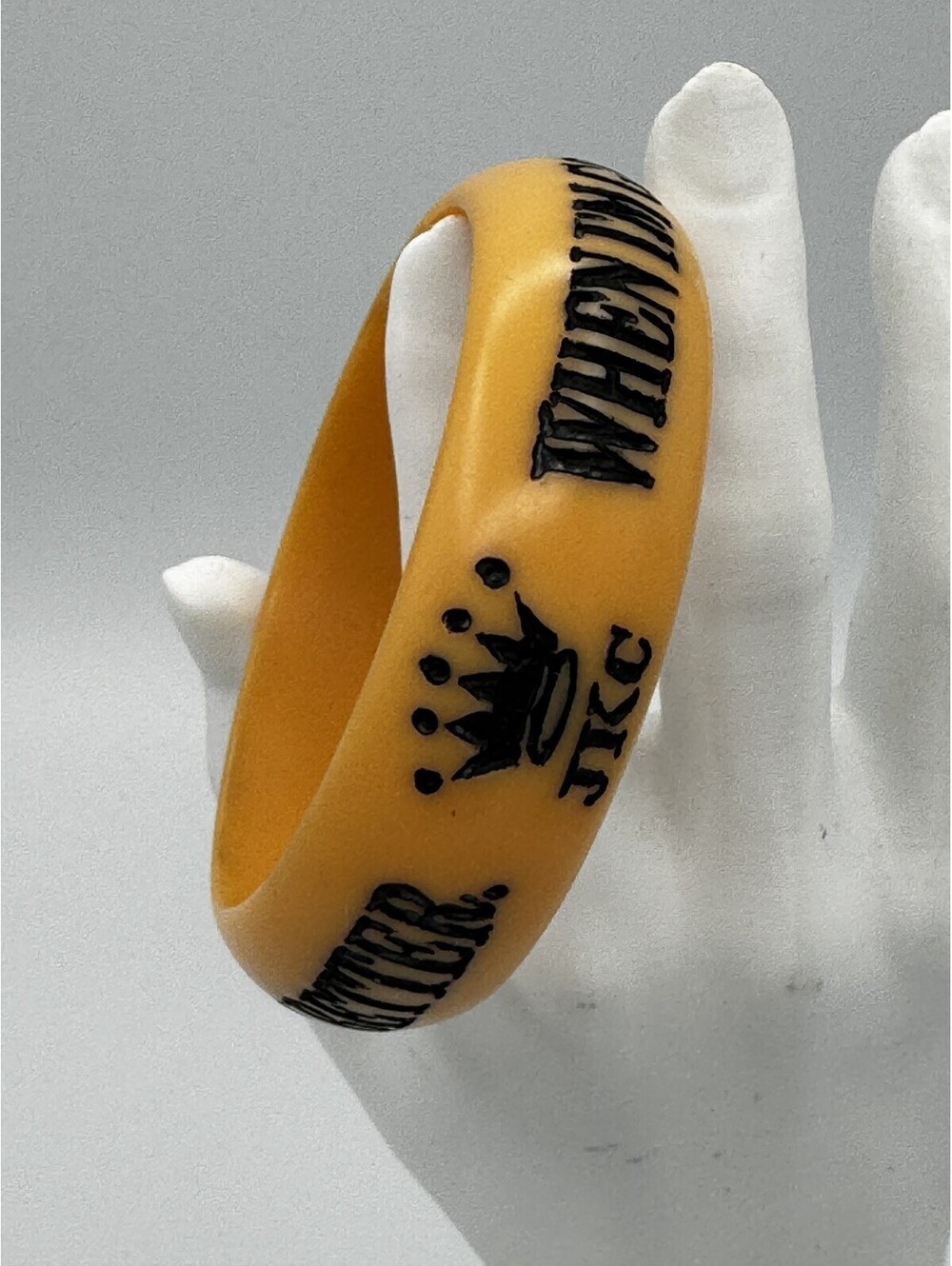 JKC Jessica Kagan Cushman "When I’m good I’m very good…" Resin Bangle Bracelet